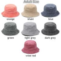 Gorro De Buho De Lino Lavado Amplio Para El Verano Gorro De Pescador Panamá Para La Playa Y La Exteriores Unisex En 12 Colores - details 0