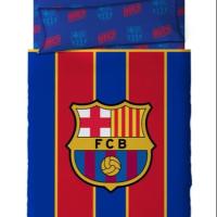 FCB Juego De Sábanas Barcelona FC.  2021 Escudo Centrado 50% Algodón 50% Poliéster Licencia Oficial - details 0