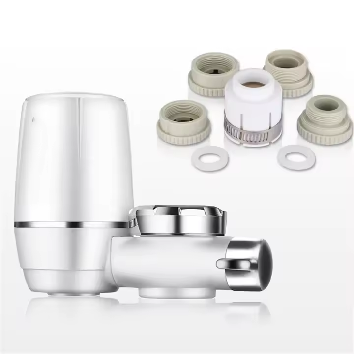 JUPPLIES - Filtro Agua Grifo - Filtro Purificador de Agua para Grifo - Descalcificador de Agua Domestico con 3 Modos de Rociado - Purificador de Agua para Grifo para Agua con Excelente Sabor Libre de Cal - 1