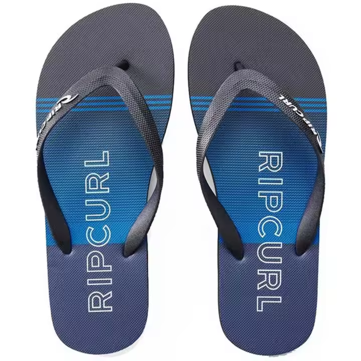 Chanclas Rip Curl Breakers Bloom Open Toe Hombre Negro/Azul - 1