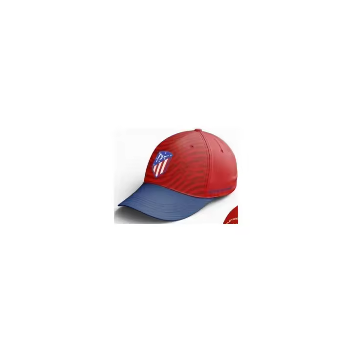 GORRA OF. AT.MADRID ROJO ONDAS - 1