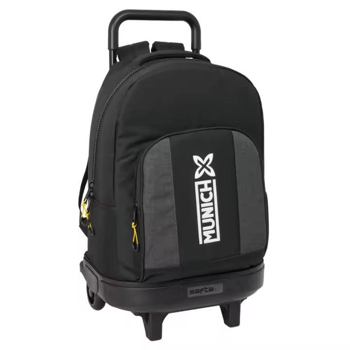 Mochila Grande Con Ruedas Compact Extraible Munich "Topo" 33X45X22Cm (Safta 612500918) - 1