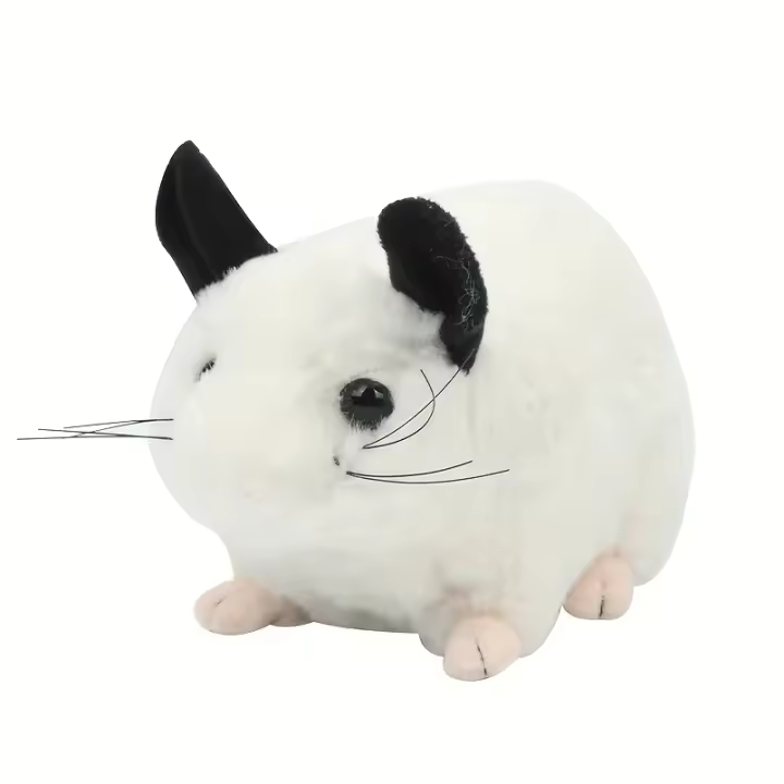 Peluche Realista De 25cm De Ratón De Chinchilla Para Niños Juguete De Peluche Decoración De Escritorio Para Niños Regalo Animal De Peluche - 1