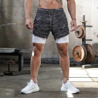 Shorts De Correr Para Hombre Verano 2024 2 En 1 Deportivos De Entrenamiento Secado Rápido Pantalones De Gimnasio - details 12