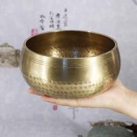 Bol De Canto Tibetano De Bronce Hecho a Mano Para Meditación Y Yoga Estilo Nepal Sacerdote Budista Música Terapéutica - details 3