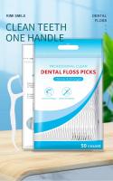 Pack Familiar De 300 PCS Palillos De Dientes Ultrafinos Desechables Con Algodón Floss Portátiles Doble Cabeza Para Higiene Oral Y Uso En Coche - details 0