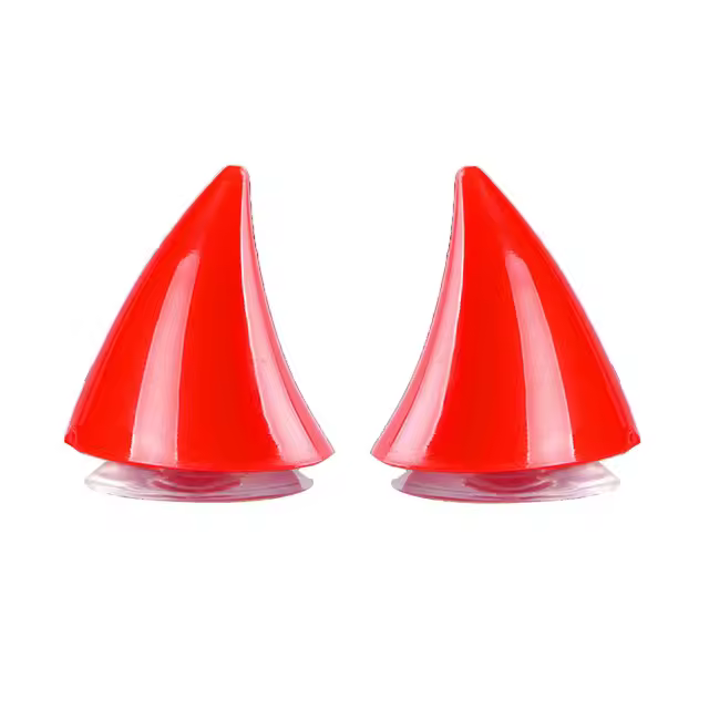 2PCS Decoración De Cuña De Goma Para Casco De Motocicleta Accesorios De Moto Carros Motocross Full Face off Road Polyester - 1