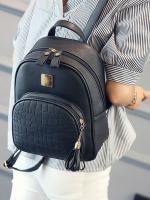 Mochila Clásica De Metal Con Estampado De Cocodrilo Decoración Para La Moda Material Principal PU Con Lining De Poliéster - details 1