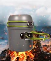 WESTTUNE Juego De Cocina Para Camping Y Senderismo Portátil Utensilios De Cocina Al Aire Libre Contenedor De Alimentos Viaje Equipamiento De Mesa - details 8