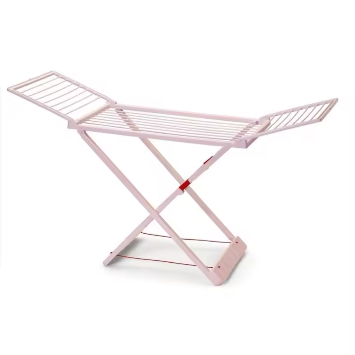 Tendedero de Ropa con Alas, 20M Espacio Tendido X-Legs, 20 pinzas de ropa incluida, 168 x 104 x 54 / 129 x 54 x 7,3 CM, Tendedero Plegable - Tendedero Extensible - Tendedero Antideslizante - Tendedero para Exterior e Interior - 1