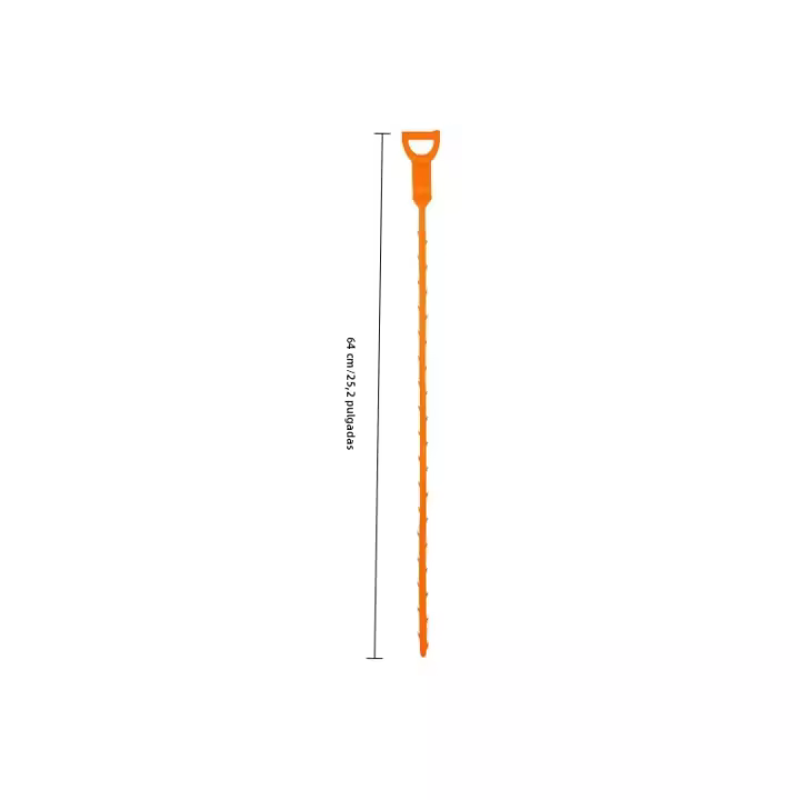 2pcs Herramienta De Limpieza Para Desobstruir Tuberías De Cocina Y Toilette Eliminador De Pelos Para Grifos Y Drenajes Ecológica Y Resistente Al Agua - 1