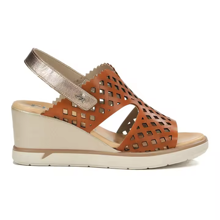 Shoes Sandalias Mujer marca Fluchos modelo F1972 para mujer en color cuero - 1
