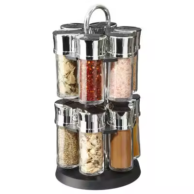 Soporte giratorio con 12 botes con especias incluidas - 1