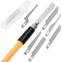 Mini Sierra De Mano Para Modelado Y Manualidades Con 8 Hojas De Corte Multifuncional Acero Inoxidable Herramienta De Metal Para DIY - details 6