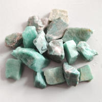 Piedra De Amazonita Natural Cristal Reiki Energía Mineral Especímenes Decoración De Hogar Regalo De Navidad Piedra Rugosa - details 1