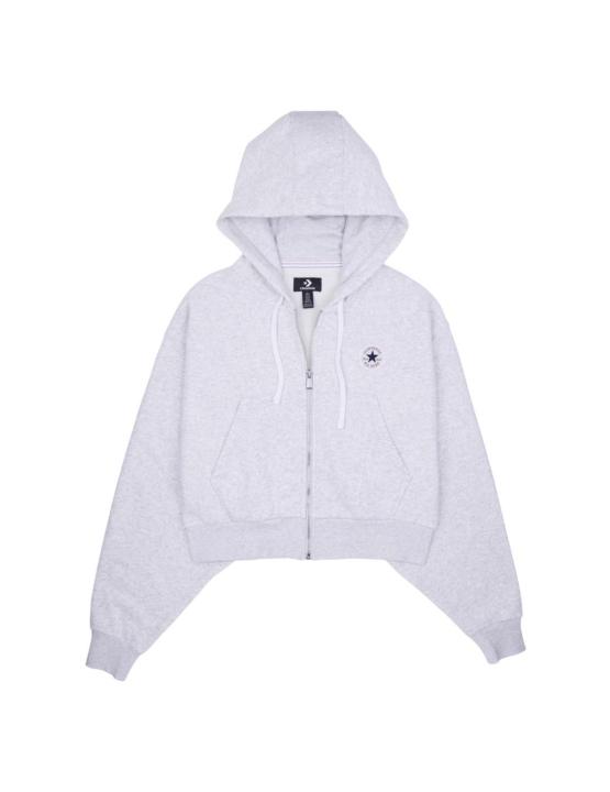 Chaqueta Converse Retro Full-Zip Mujer Gris