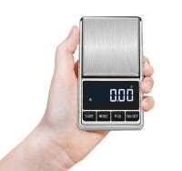 Báscula De Joyería Electrónica De Precisión Mini Para Cocina Con Peso De 0.01/0.1g Pantalla LED De Acero Inoxidable - details 6