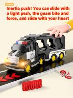 Juguete Educativo 5-en-1 Vehículos De Ingeniería Y Policía Coches De Fricción Para Niños Regalos De Navidad Y Cumpleaños - details 3