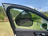 Visera Solar Ajustable Para Ventanas Laterales De Coche Protección Duradera Contra El Sol No Obstruye La Visibilidad Negro - details 6