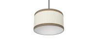 FABRILAMP - Colgante Soprano 1xe27 Cuero/beis Regx30x30 Cm - details 1