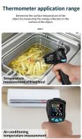 Termómetro Infrarrojo Mestek IR02C No Contacto Con Probing Digital Laser Medidor De Temperatura En Grados Celsius Y Fahrenheit - details 3