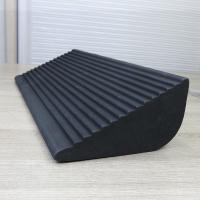 Bloque De Squat Wedge Para Entrenamiento De Fuerza Y Equilibrio En Yoga Y Levantamiento De Peso Estirador De Calfe Doble Cara De Madera Resistente Para Ejercicio De Piernas - details 10