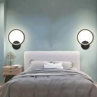 Lámpara De Pared LED Moderna Tri Color Dimming Minimalista Iluminación Led Para Balcones Entradas Dormitorios Luz De Parede Auto Contenedora Material Aluminio - details 6