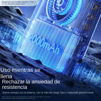 Ventilador de Cintura 2025 Miravia - Turbina AI with 100 NIVeles de Viento, Barería 8000mAh y Carga USB-C, Clip Ajustable para Mochila/Mesa/Cinturón, diseño Ultraligero en Aluminio para Exterior/Gimnasio/Oficina - details 0