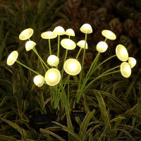 Lámpara Solar De Hongo LED 6/8 Para Exterior Impermeable Iluminación Inteligente Para Jardín De Villa Parque De Camping Decoración Luz De Jardín Moderna ABS Fuente De Energía Solar - details 5