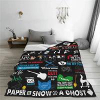 Manta De Franela Con Colección De La Serie De TV Friends Ropa De Cama Colcha De Oficina Perk Central Portátil Ligera Para Adultos Estilo Moderno - details 8