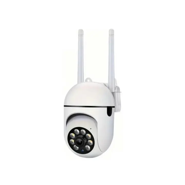 Cámara de Seguridad WiFi con Visión Nocturna y Rotación 360° - 1