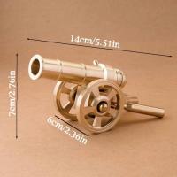 Mini Cannon De Metal Militar Ornamento Modelo Pequeño Arsenal Civil Guerra De Napoleón Armas Miniatura Arte En Casa Y Oficina - details 6