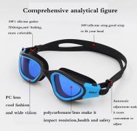 Gafas De Natación Profesionales Para Adultos Con Lente Antiniebla Y Protección UV Ajustables Y De Silicona Para Hombres Y Mujeres Gafas De Piscina Impermeables - details 2