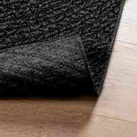 vidaXL Alfombra ZIZUR apariencia yute interior exterior antracita - details 5