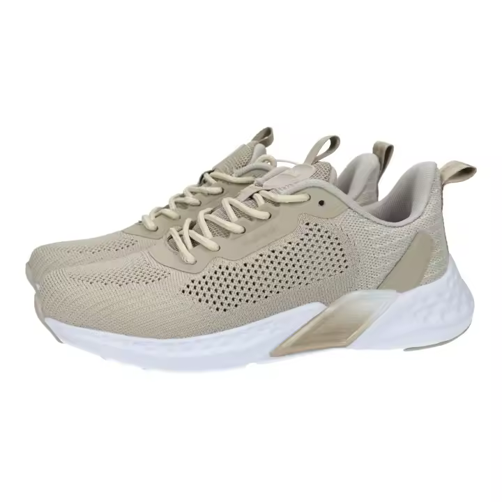 Deportivos marca REFRESH para mujer en color beige. Deportivas para mujer, en color beige, cordones y plantilla extraible, frescas y ligeras - 1