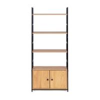Estantería tipo loft con armario cerrado 58.5x23.5x144cm Estantería tipo loft con mueble cerrado, fabricada con materiales de primera calidad y diseñada siguiendo las últimas tendencias. - details 3