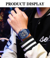 Reloj De Pulsera Curren 8442 Para Hombre Estilo Business Y Casual Cronógrafo De 6 Manos Reloj De Cuarzo Lujo Y Moda Resistente Al Agua Material De Correa Silicona Y Caja De Aleación Dial De Cristal De Zafiro - details 8