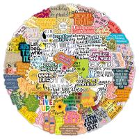 100pcs Pegatinas De Citas Inspiracionales Para Tablero De Visión Motivacional Adecuado Para Adultos Adolescentes Estudiantes Y Profesores Decoración Estética Regalo - details 2