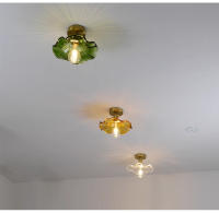 Lámpara Colgante De Vidrio Colorido LED Moderna Para Dormitorio Y Sala De Estar Iluminación Suspenso Candelabro Individual Para Barra De Hotel - details 36