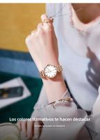 Reloj De Pulsera De Mujer OLEVS 5866 Con Incrustaciones De Diamante Y Calendario Resistente Al Agua De Acero Inoxidable Estilo Versátil Y Elegante - details 7