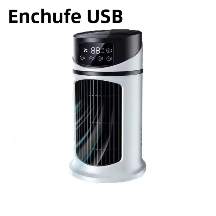 Ventilador De Aire Condicionado Portátil USB Mini Para Oficina Y Hogar Ventilador De Enfriamiento Por Agua Con Función De Aire Acondicionado - 1
