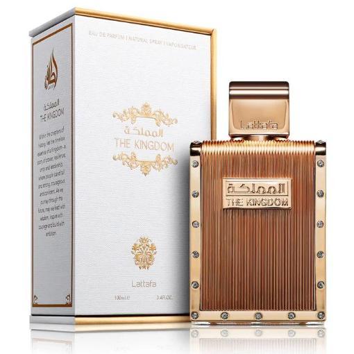 Lattafa The Kingdom Man Eau de Parfum Hombre 100 ml – Fragancia Amaderada