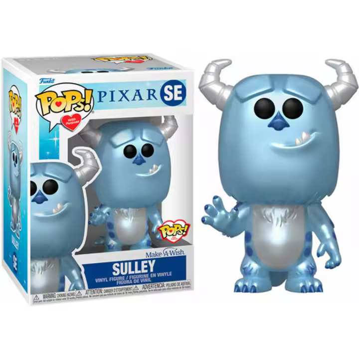 Funko - Figura Pop Disney Make A Wish Sulley Metallic - Funko Pop Coleccionable De Edición Limitada - Funko Pop Diseño Detallado Y Realista - Funko Pop Ideal Para Regalo - Funko Pop Gran Variedad De Personajes - 1