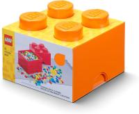Lego Caja de Almacenaje Lego Brick 4 Naranja - details 1
