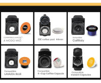HiBREW Cafetera de cápsulas H1A, cafetera multicápsulas 4 en 1, compatible con cápsulas DG/Nes/ESE/café molido, Parada automática, Modos de café caliente y frío, Espresso perfecto, Negra - details 4