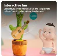 Juguete De Cactus Hablador Recargable Grabador Y Repetidor Educativo Para Niños De 3 a 6 Años Compatible Con Voz En Español Inglés Y Árabe - details 1