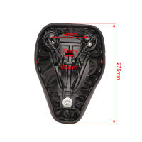 Cojín De Asiento De Bicicleta Doble Resorte Absorbedor De Choque Para Bicicleta Plegable Eléctrica Motocicleta Accesorios Negro Duradero - details 6