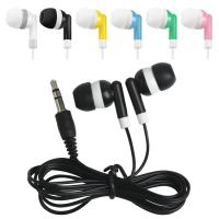 100pcs Auriculares Desechables 3.5MM Estéreo In-ear Cableados Para Museo Escuela Biblioteca Autobús Tren Avión Regalo De Empresa - details 0