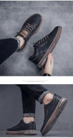 Zapatos De Cuero Para Hombre Casual Comodidad Cricket Moda Zapatillas Ligeros Para Conducir Zapatos De Adulto - details 2