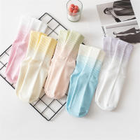 Calcetines De Yoga Para Mujer Con Tela De Algodón Y Silicona Antideslizante Media Cintura Para Fitness Y Saltos En Piso - details 2
